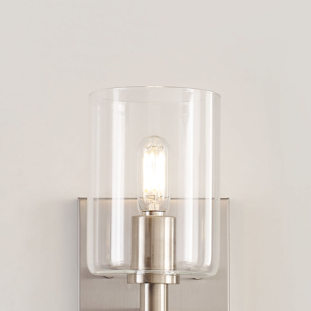 Fullton One Light Wall / Bath Sconce Brushed Nickel