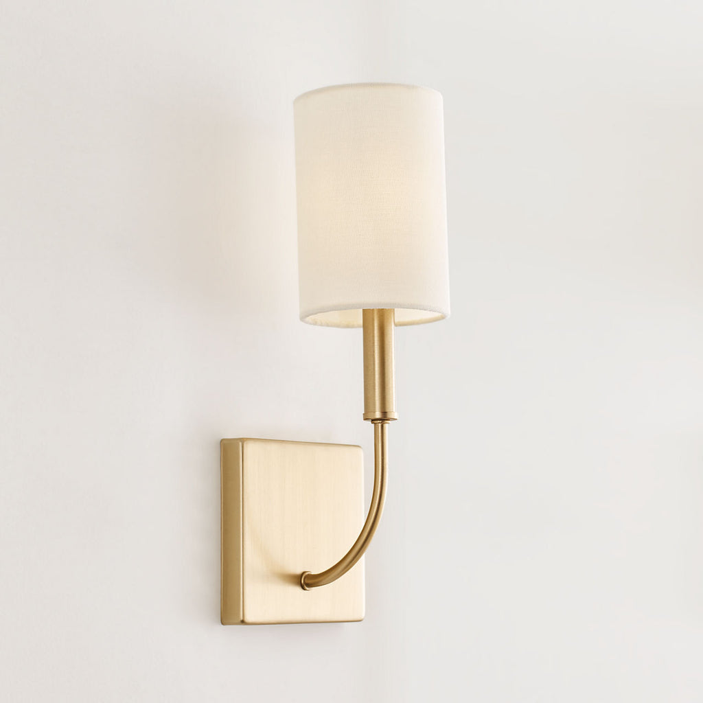Greenwich 1-Light Sconce | Satin Brass Bulb(s) Not Included