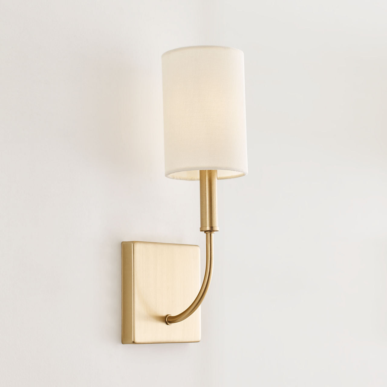 Greenwich 1-Light Sconce | Satin Brass Bulb(s) Not Included
