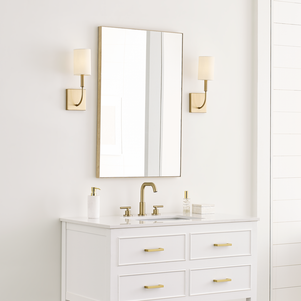 Greenwich 1-Light Sconce | Satin Brass Bulb(s) Not Included