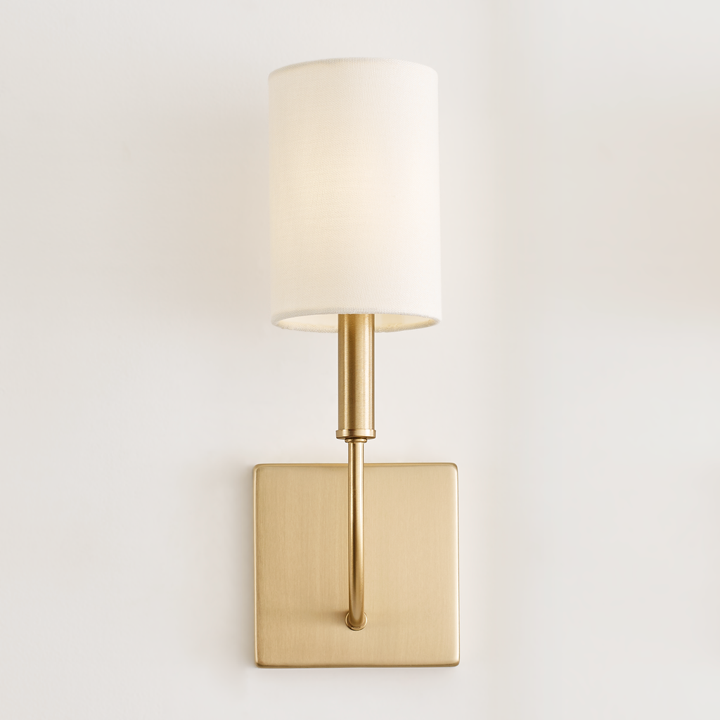 Greenwich 1-Light Sconce | Satin Brass Bulb(s) Not Included