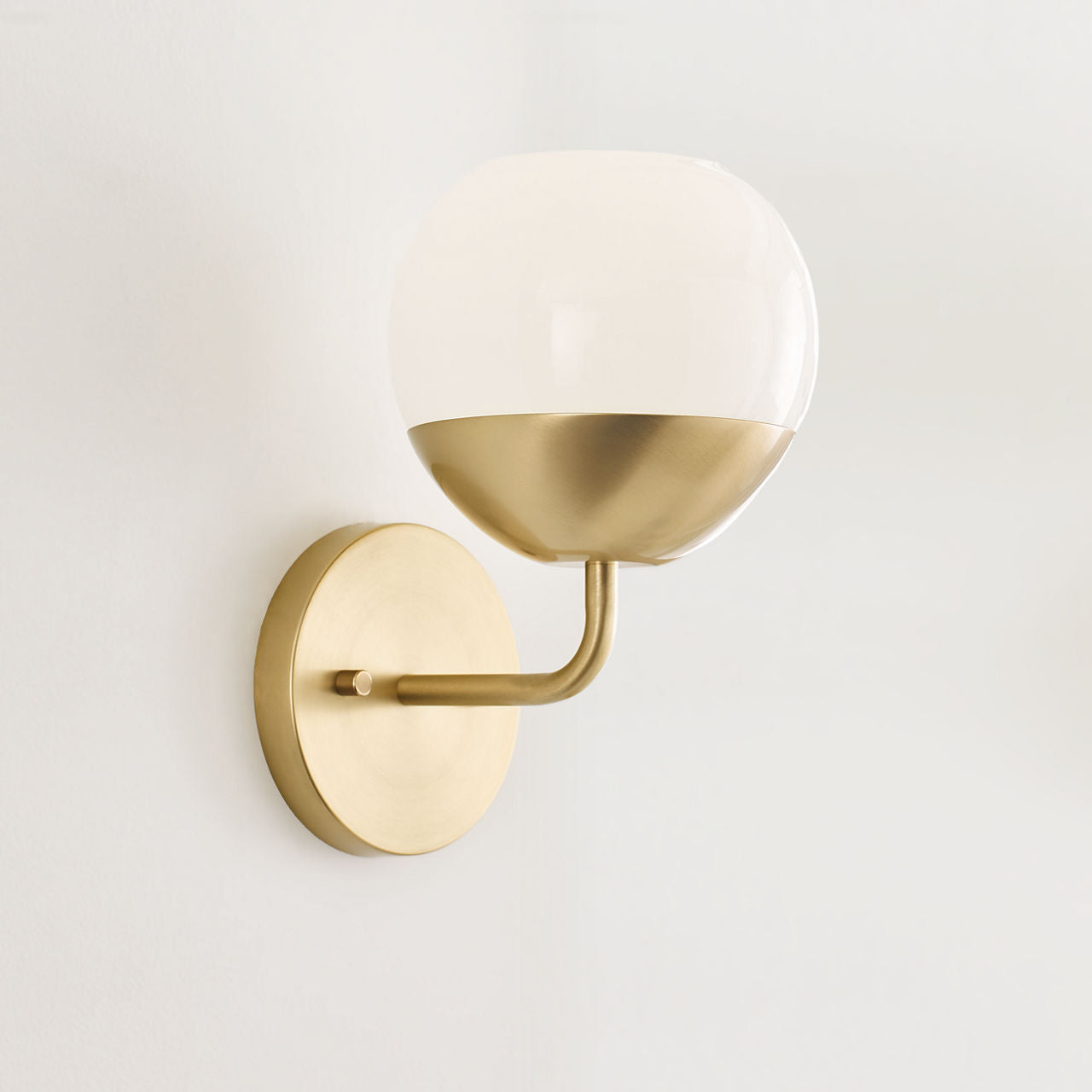 Alvin One Light Wall / Bath Sconce Satin Brass