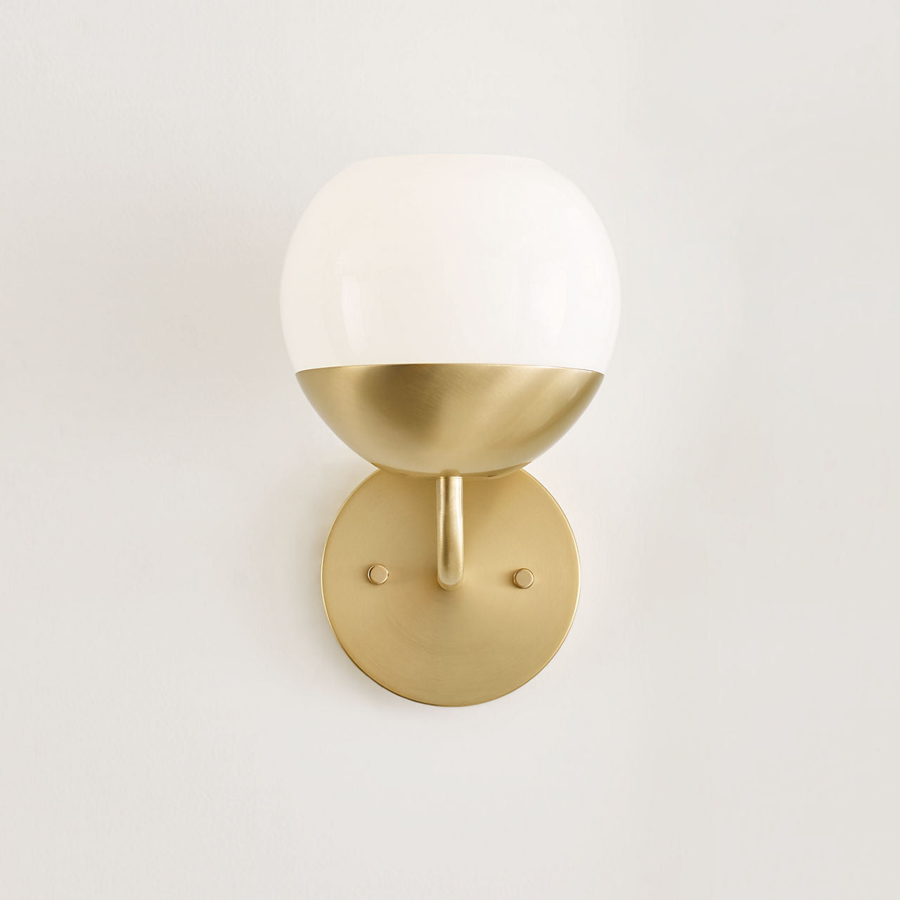 Alvin One Light Wall / Bath Sconce Satin Brass