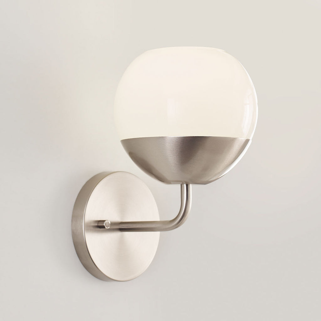 Alvin One Light Wall / Bath Sconce Brushed Nickel