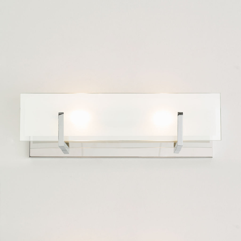 Syll Two Light Wall / Bath Sconce | Chrome