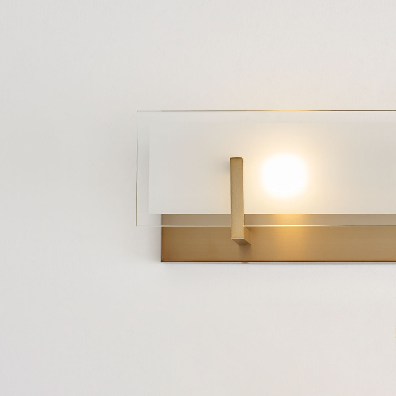Syll Two Light Wall / Bath Sconce | Satin Brass