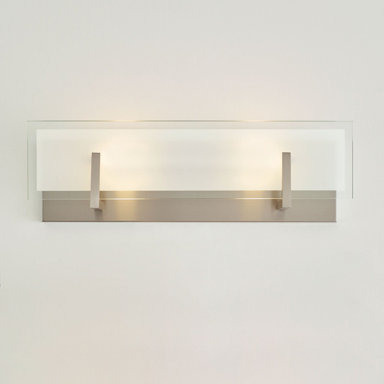 Syll Two Light Wall / Bath Sconce | Brushed Nickel