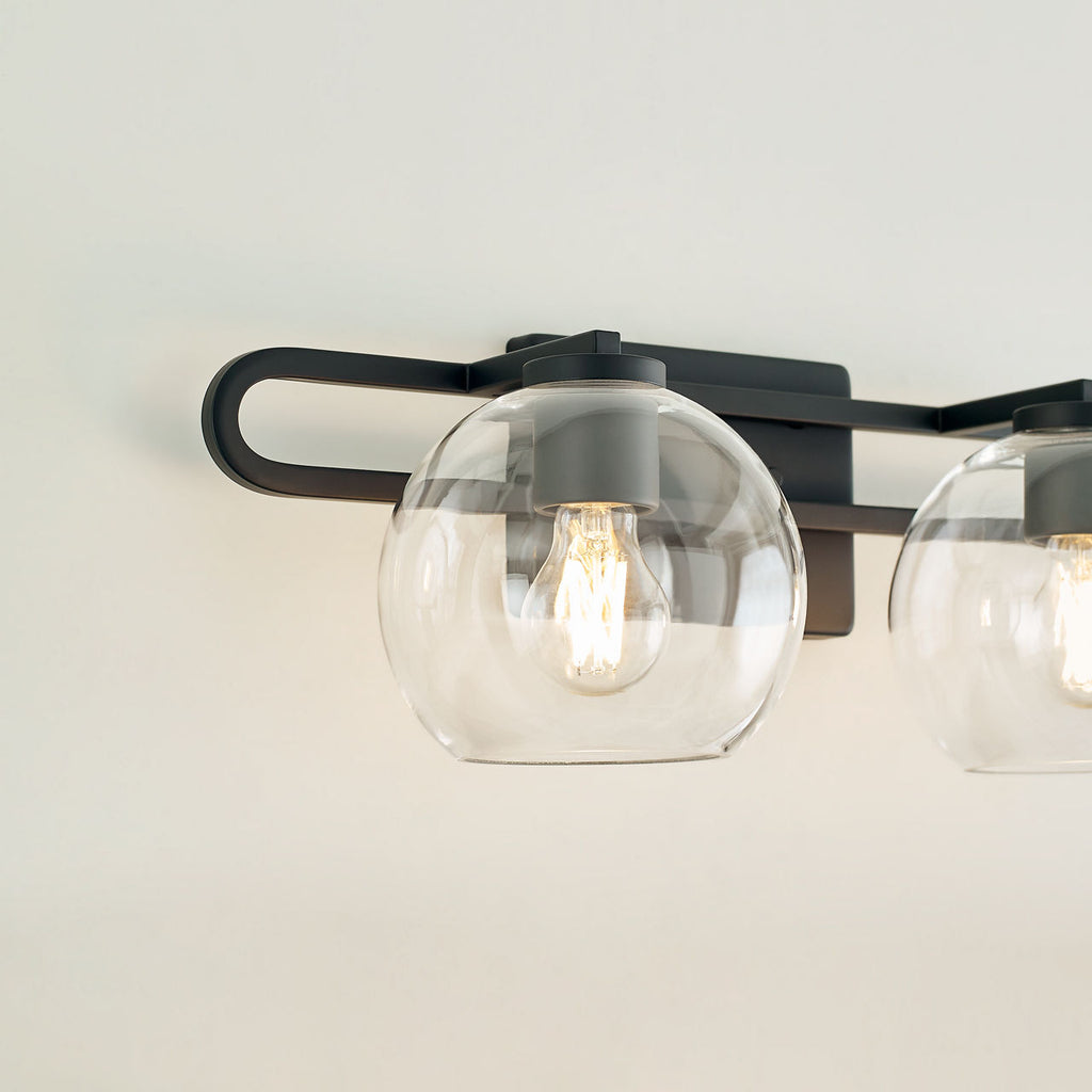 Codyn Two Light Wall / Bath Midnight Black