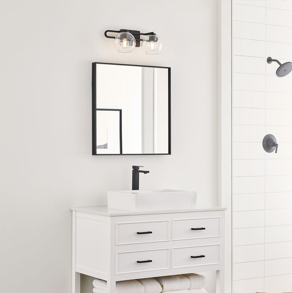 Codyn Two Light Wall / Bath Midnight Black