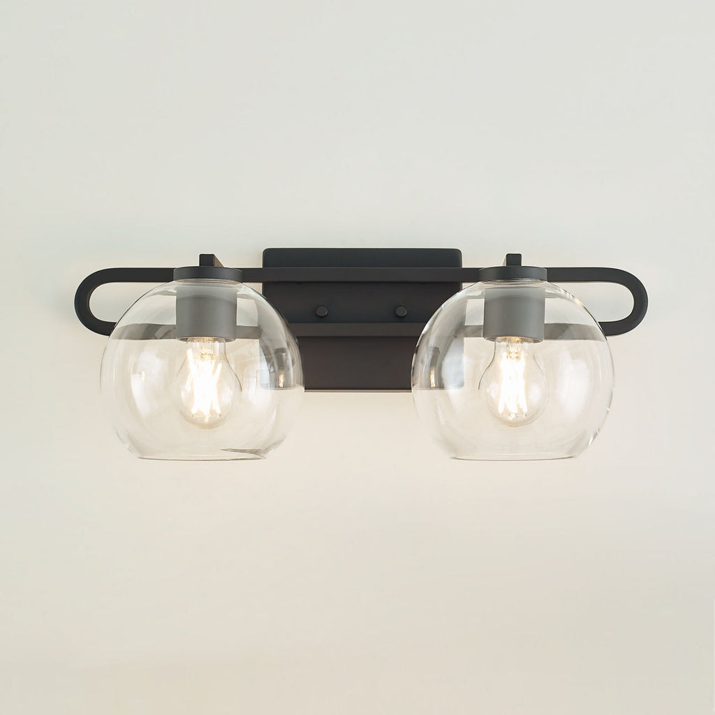 Codyn Two Light Wall / Bath Midnight Black