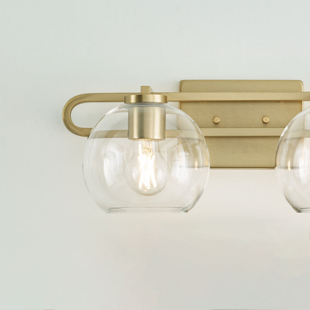 Codyn Two Light Wall / Bath Satin Brass
