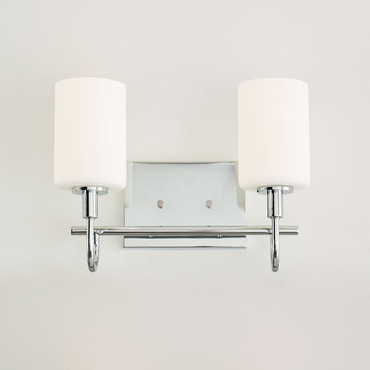 Oak Moore Two Light Wall / Bath Chrome