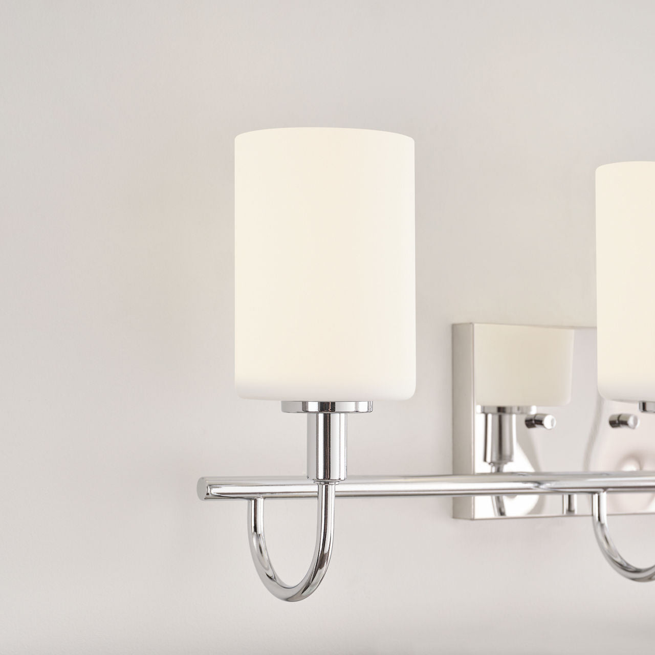 Oak Moore Three Light Wall / Bath Chrome