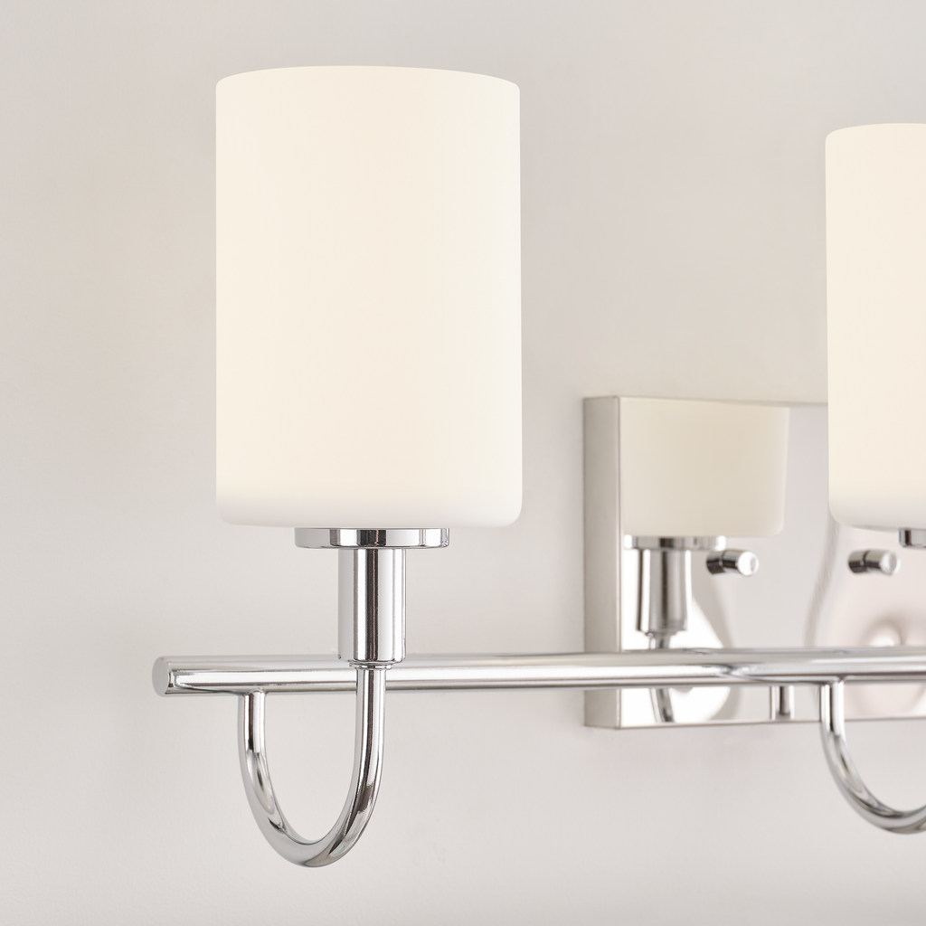 Oak Moore Three Light Wall / Bath Chrome