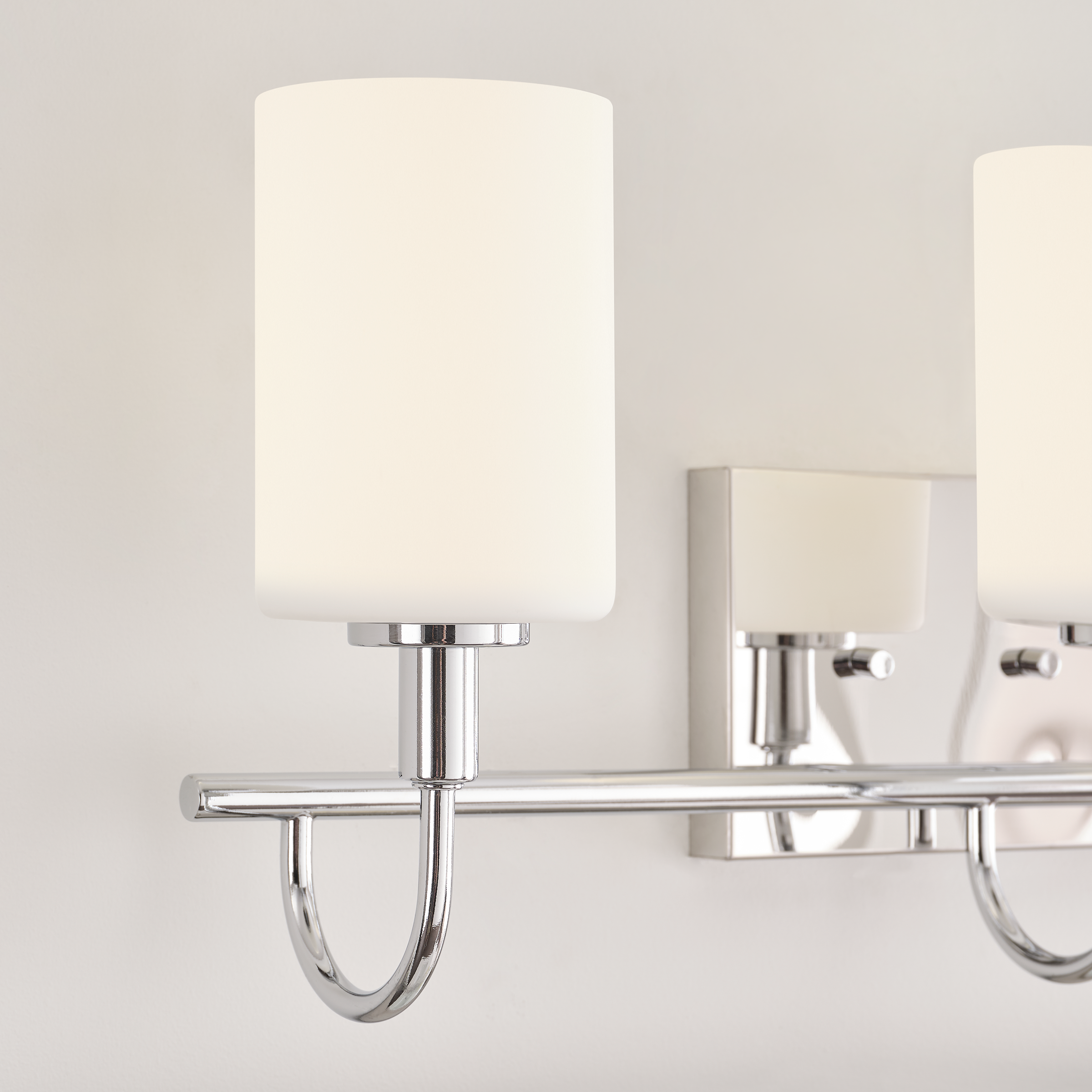 Oak Moore Three Light Wall / Bath Chrome