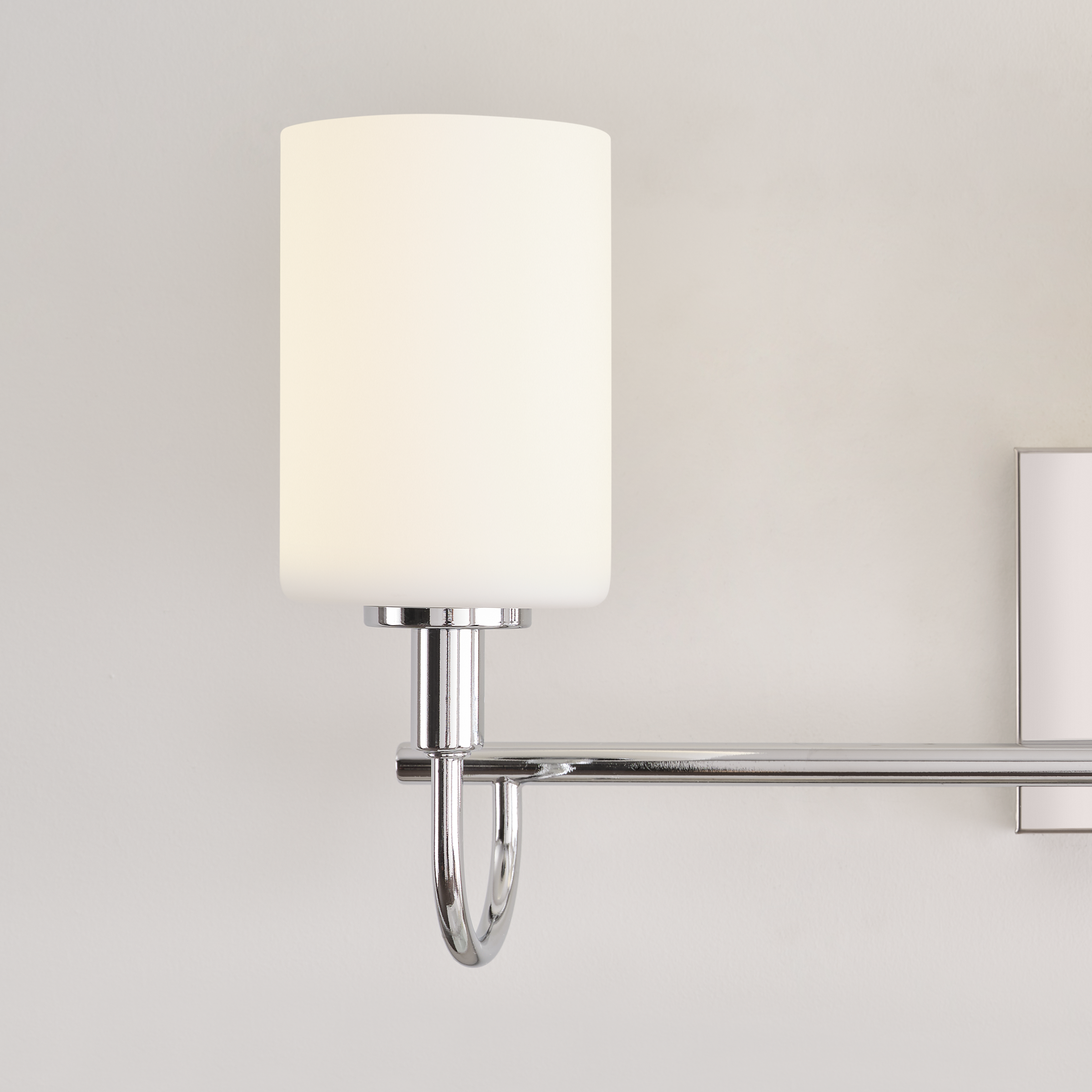 Oak Moore Three Light Wall / Bath Chrome
