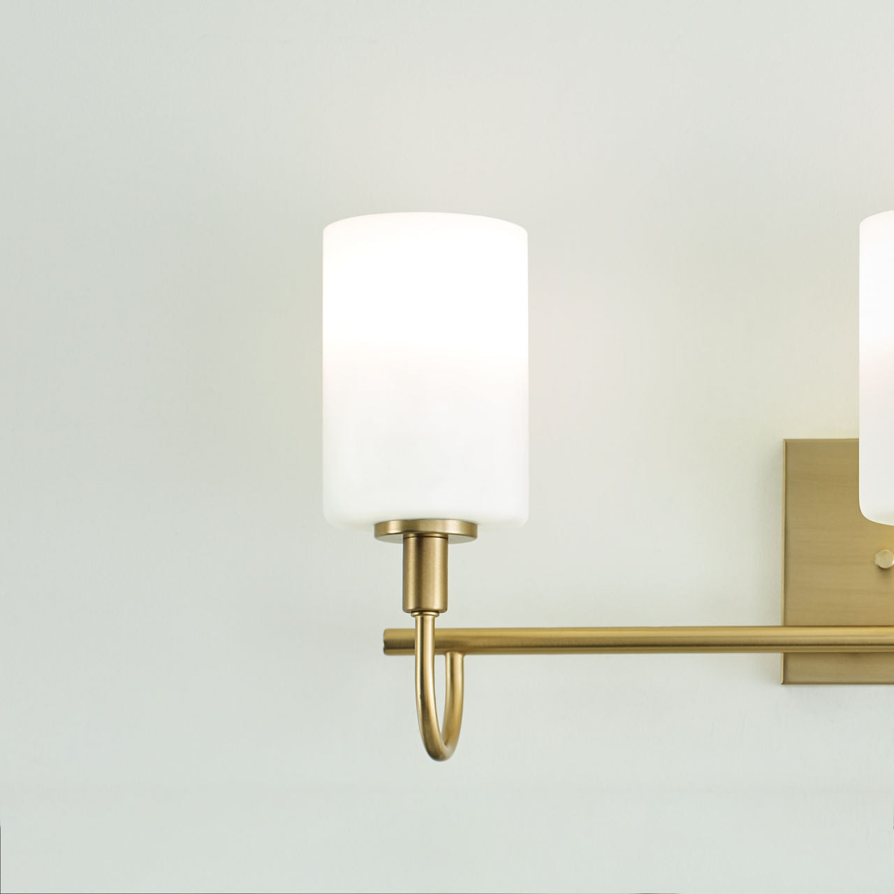 Oak Moore Three Light Wall / Bath Satin Brass