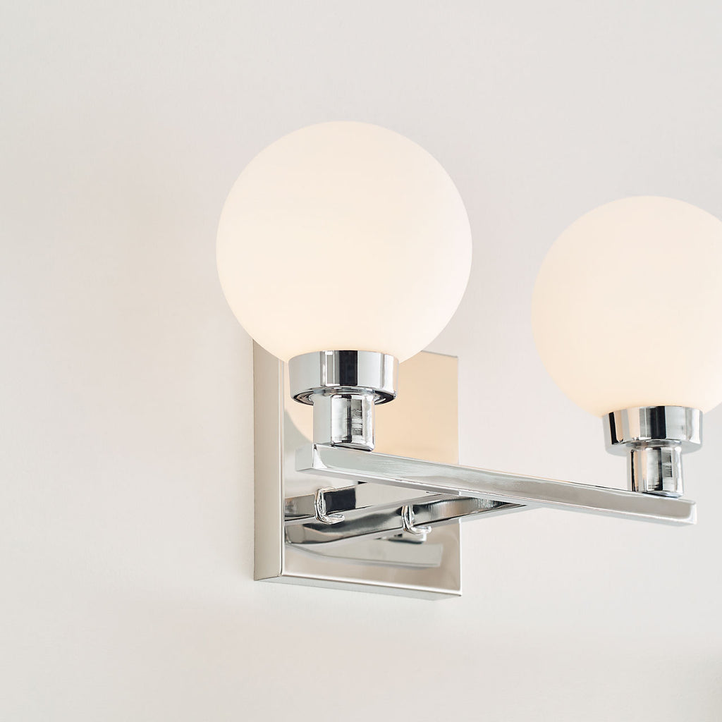 Clybourn Two Light Wall / Bath Chrome