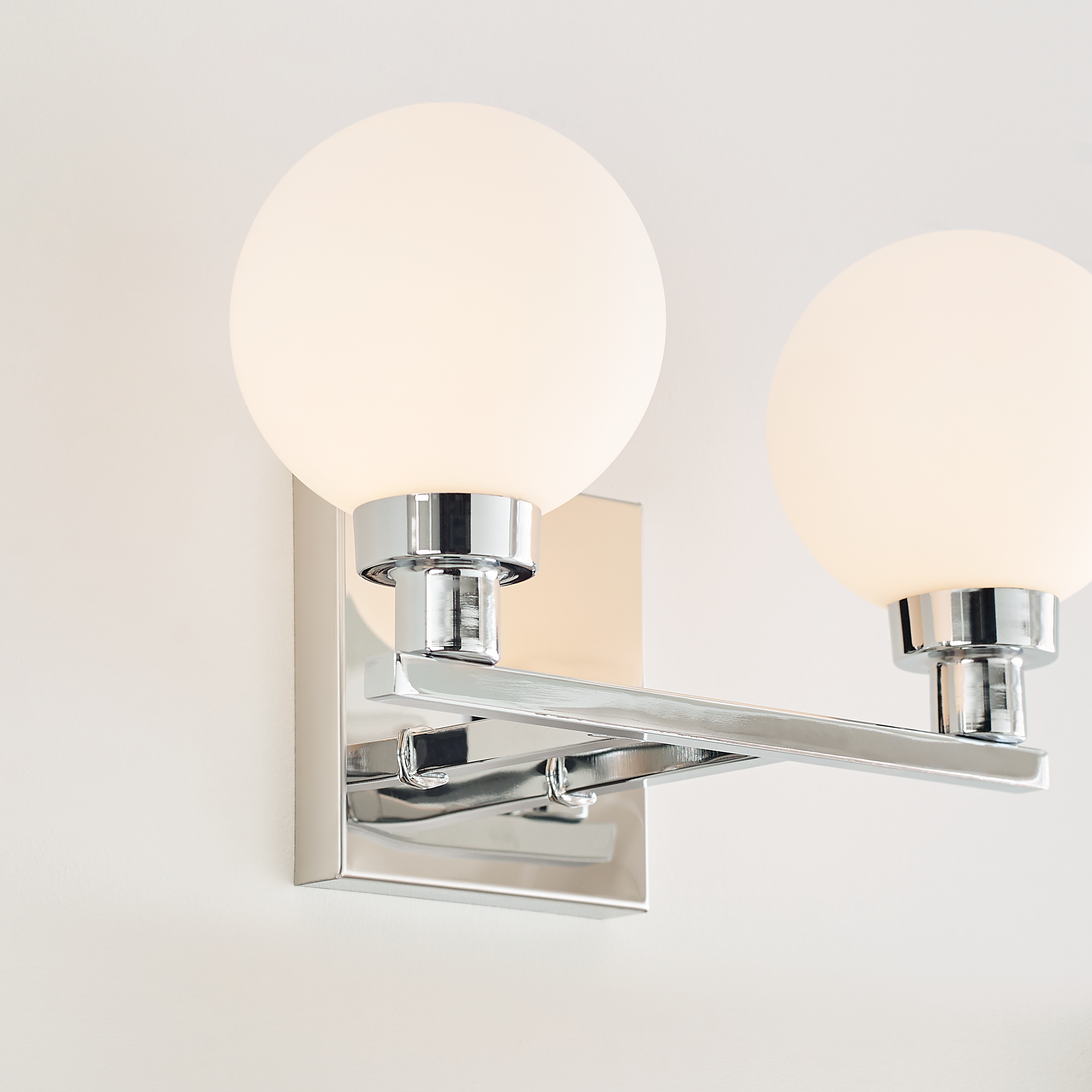 Clybourn Two Light Wall / Bath Chrome