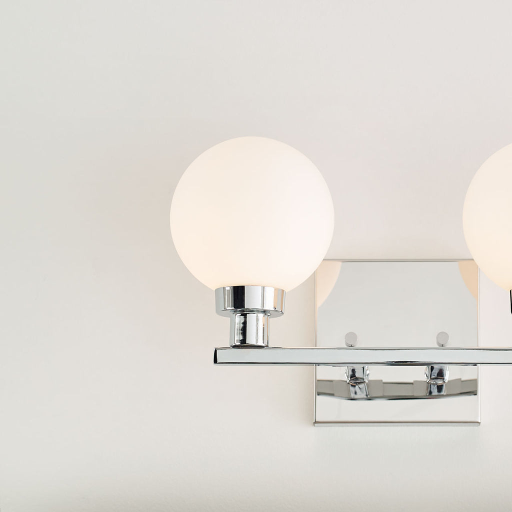 Clybourn Two Light Wall / Bath Chrome