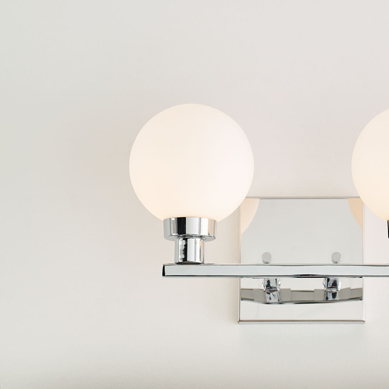 Clybourn Two Light Wall / Bath Chrome