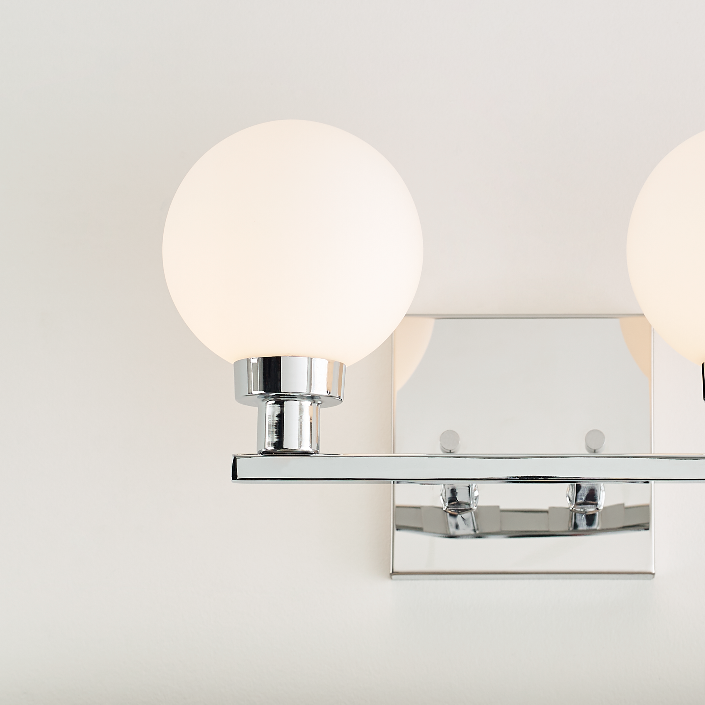 Clybourn Two Light Wall / Bath Chrome