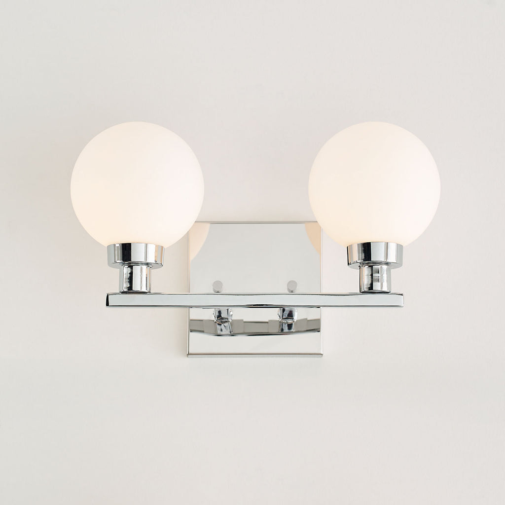 Clybourn Two Light Wall / Bath Chrome
