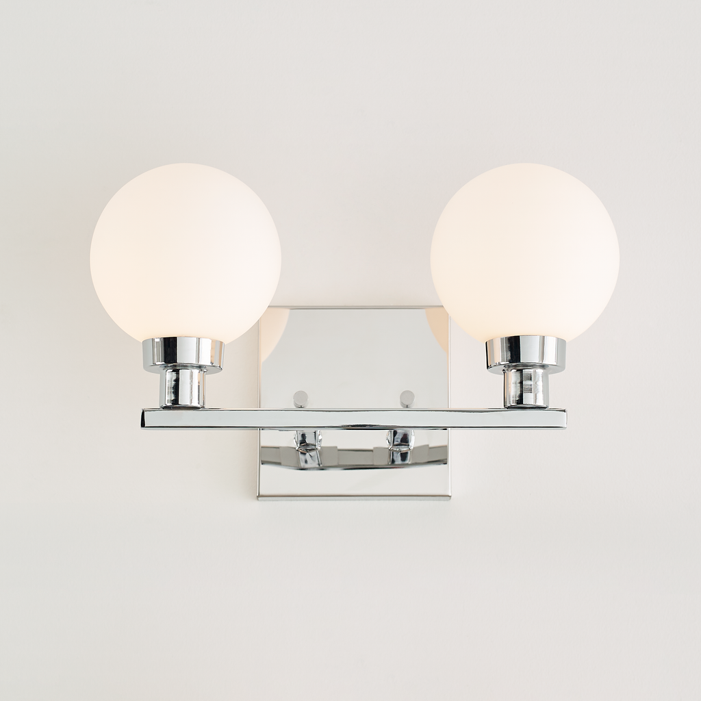 Clybourn Two Light Wall / Bath Chrome