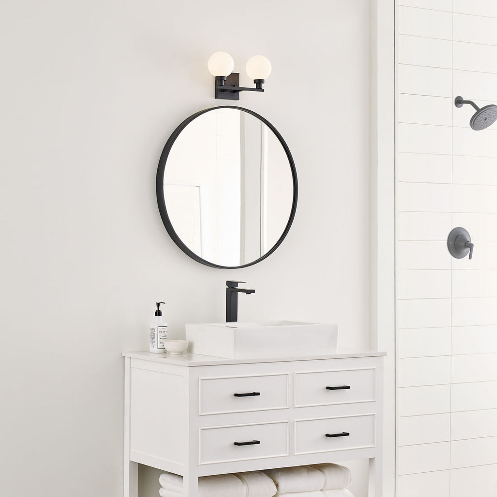 Clybourn Two Light Wall / Bath Midnight Black