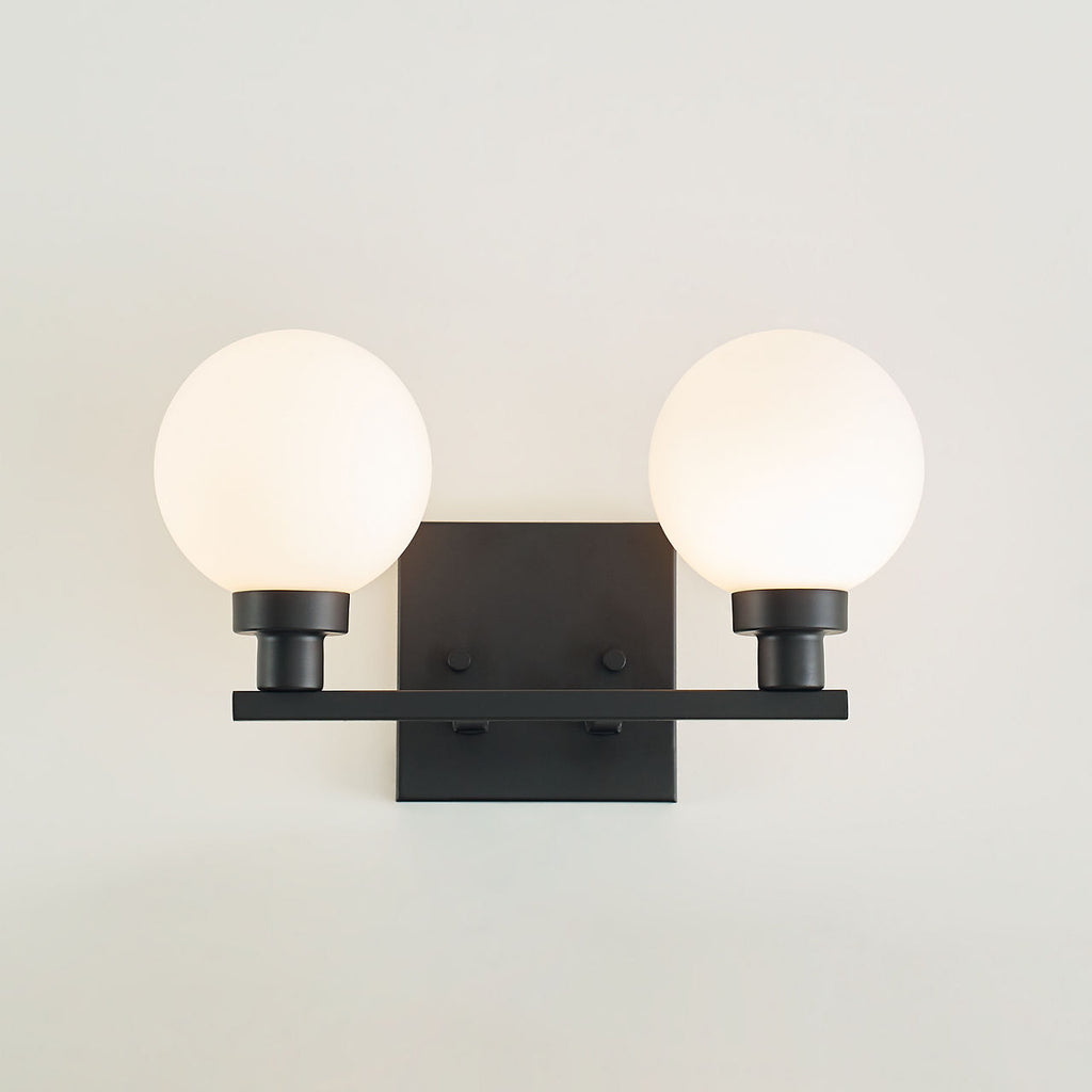 Clybourn Two Light Wall / Bath Midnight Black