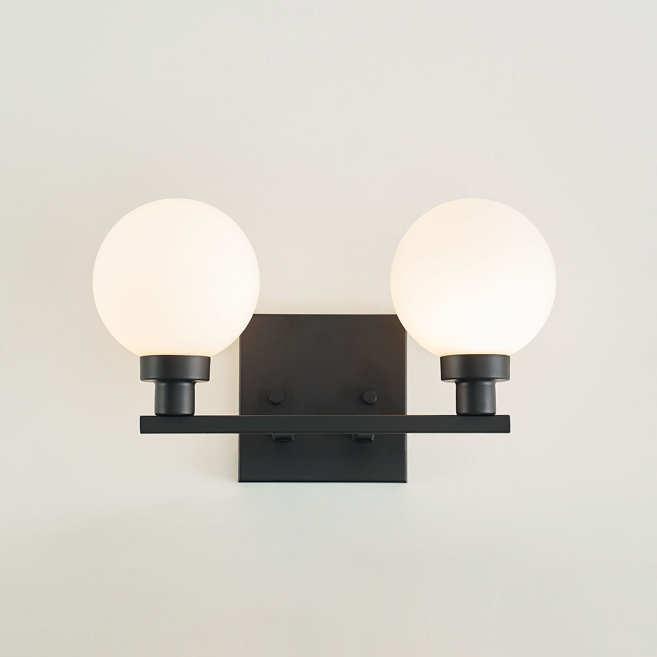 Clybourn Two Light Wall / Bath Midnight Black
