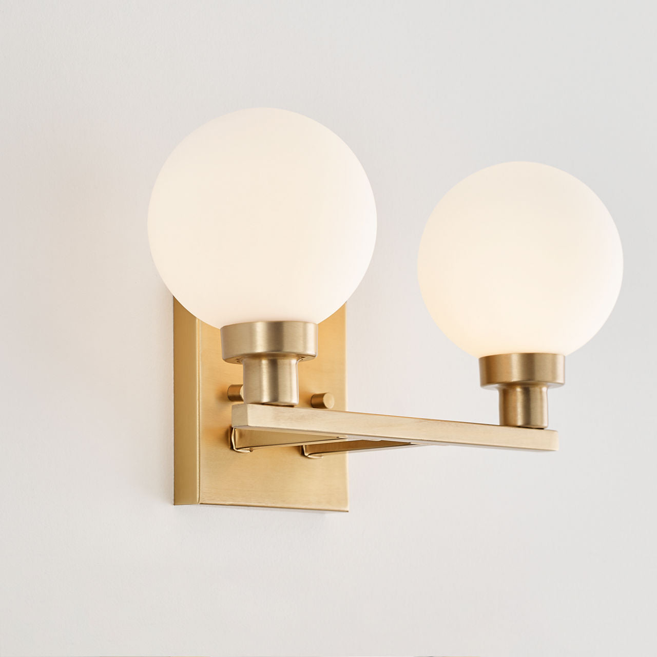 Clybourn Two Light Wall / Bath Satin Brass