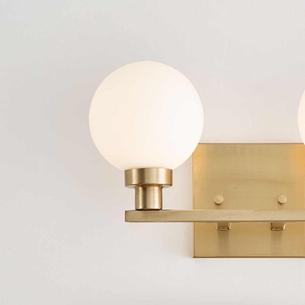 Clybourn Two Light Wall / Bath Satin Brass