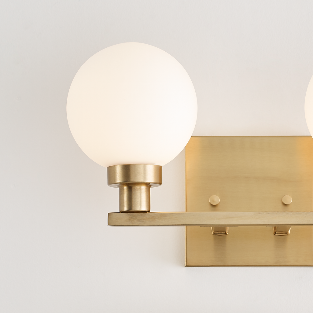 Clybourn Two Light Wall / Bath Satin Brass