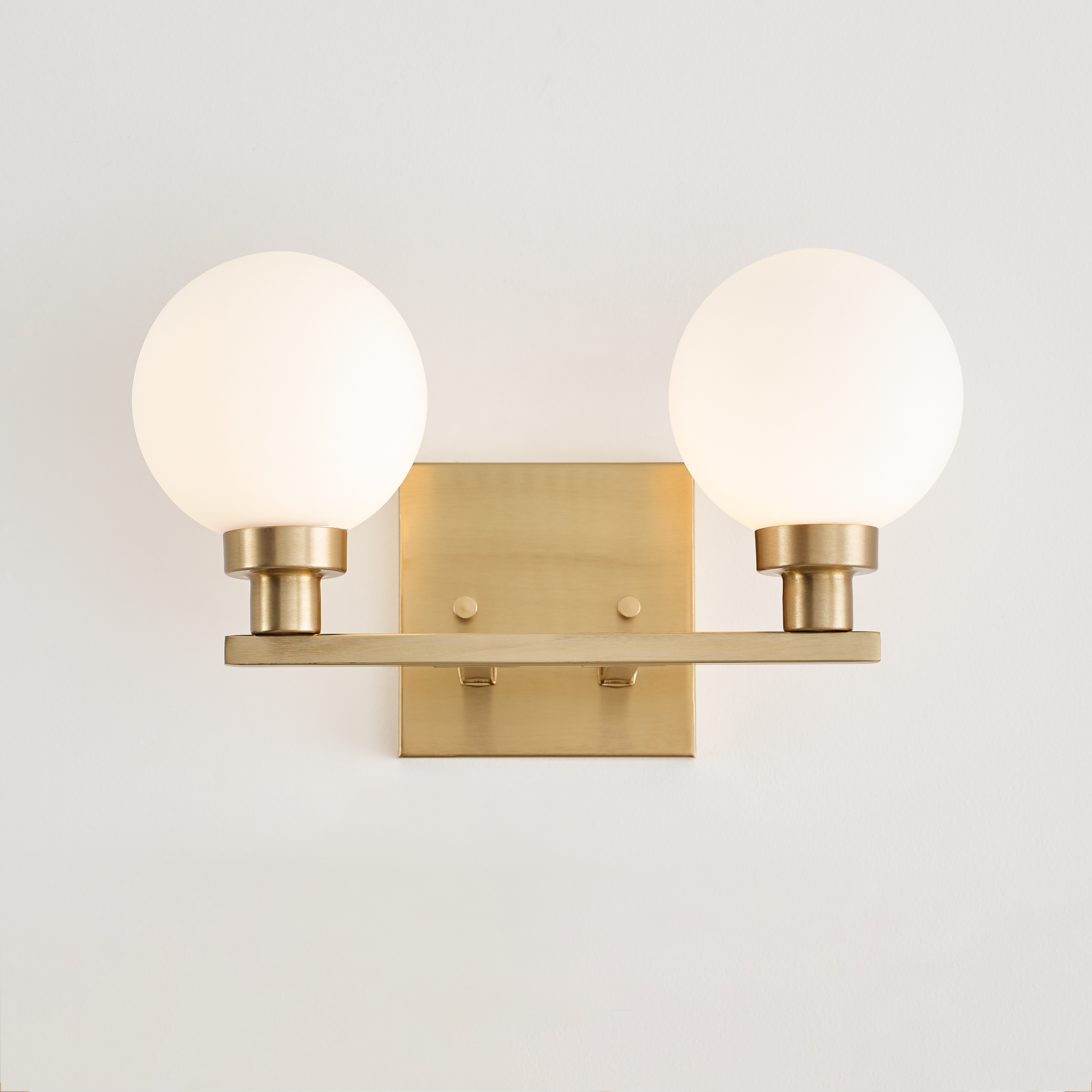 Clybourn Two Light Wall / Bath Satin Brass