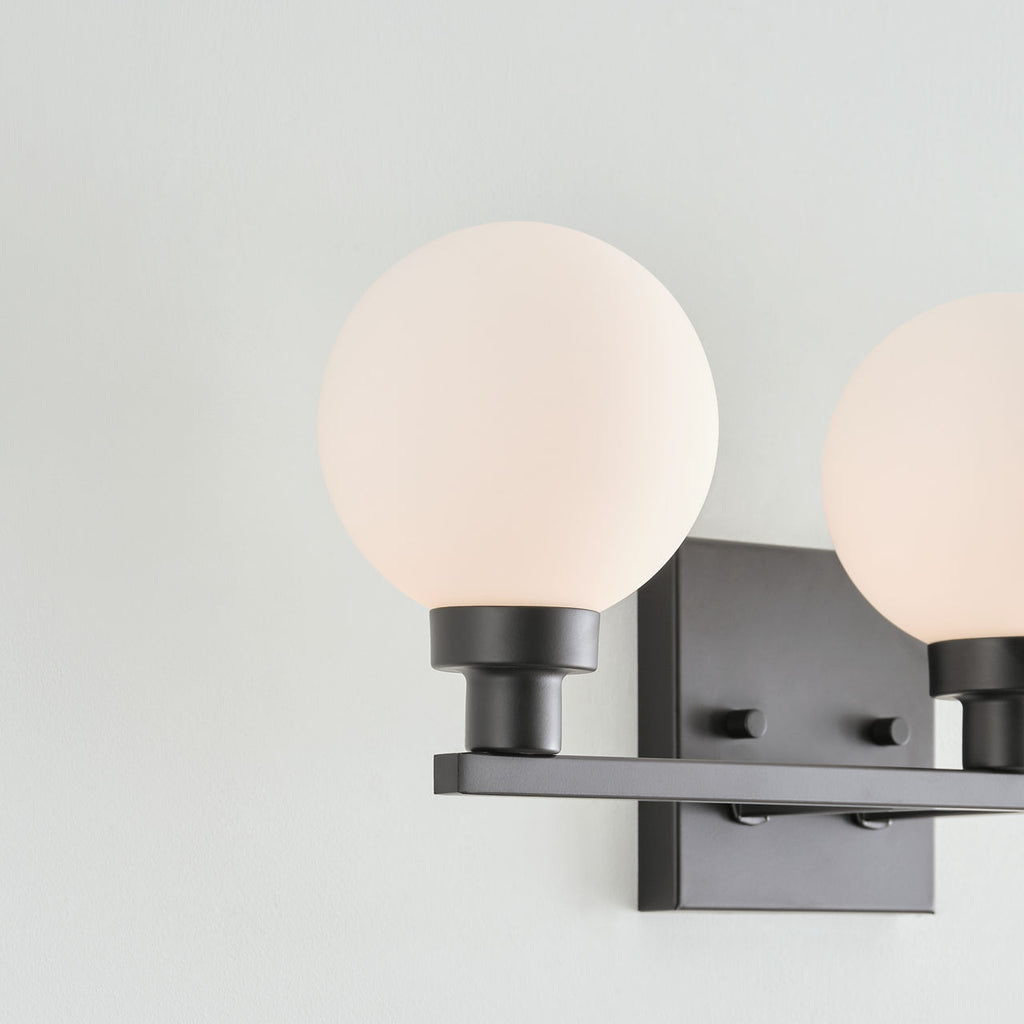 Clybourn Three Light Wall / Bath Midnight Black