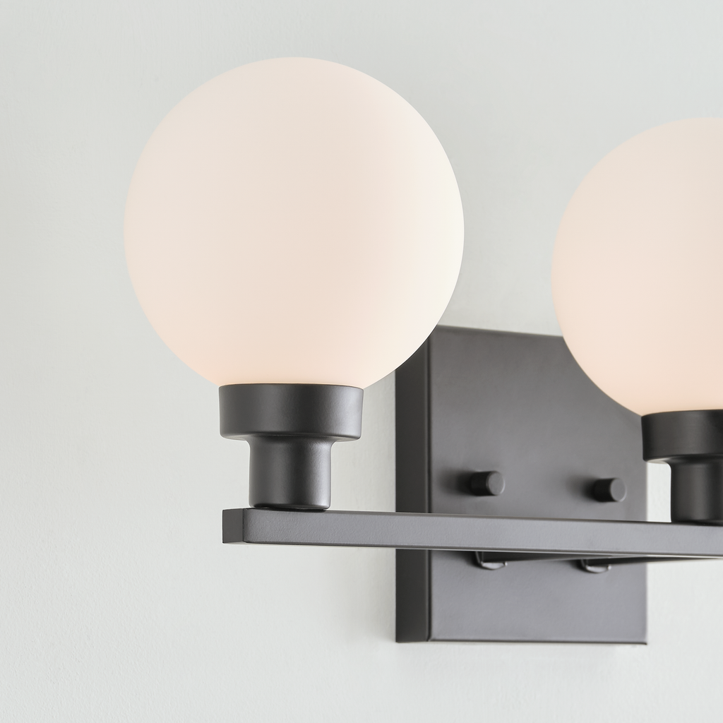 Clybourn Three Light Wall / Bath Midnight Black