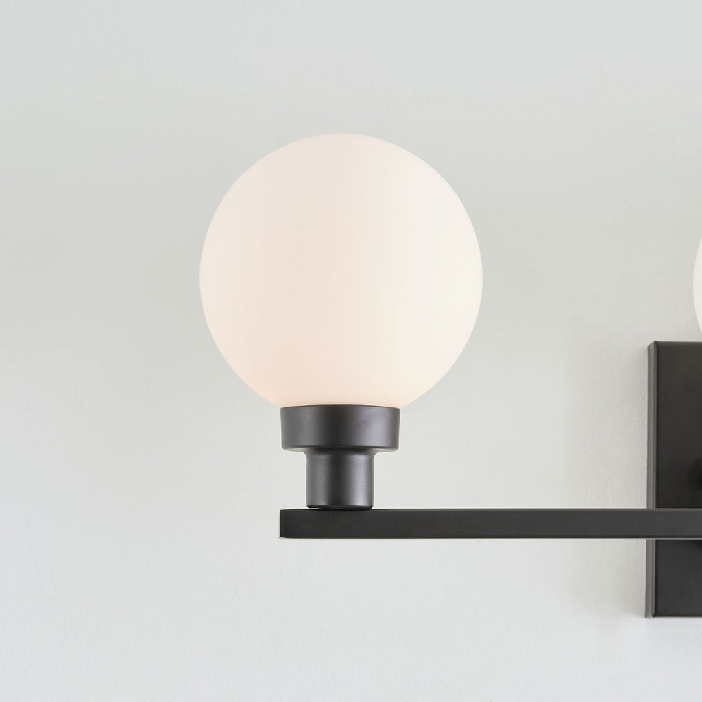 Clybourn Three Light Wall / Bath Midnight Black