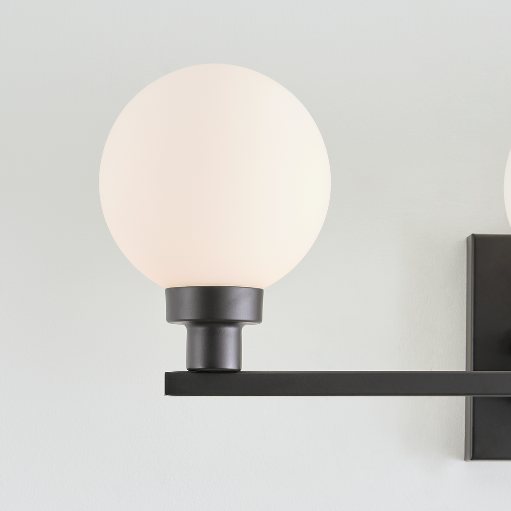 Clybourn Three Light Wall / Bath Midnight Black