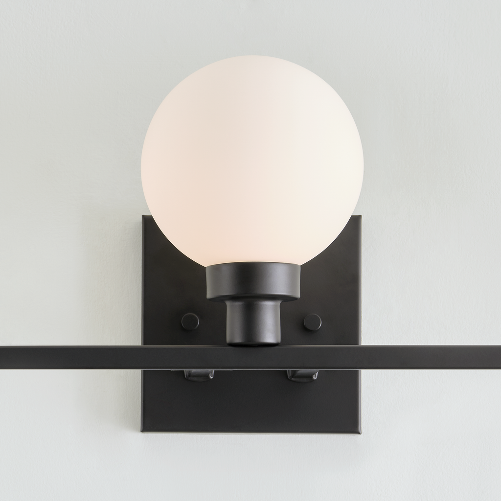 Clybourn Three Light Wall / Bath Midnight Black