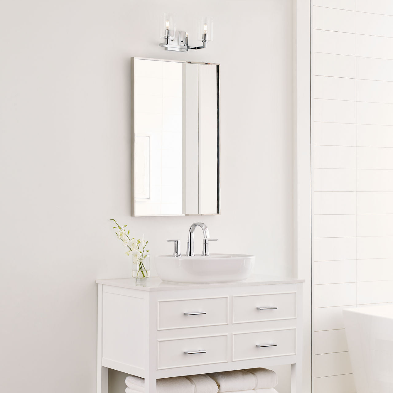 Fullton Two Light Wall / Bath Chrome