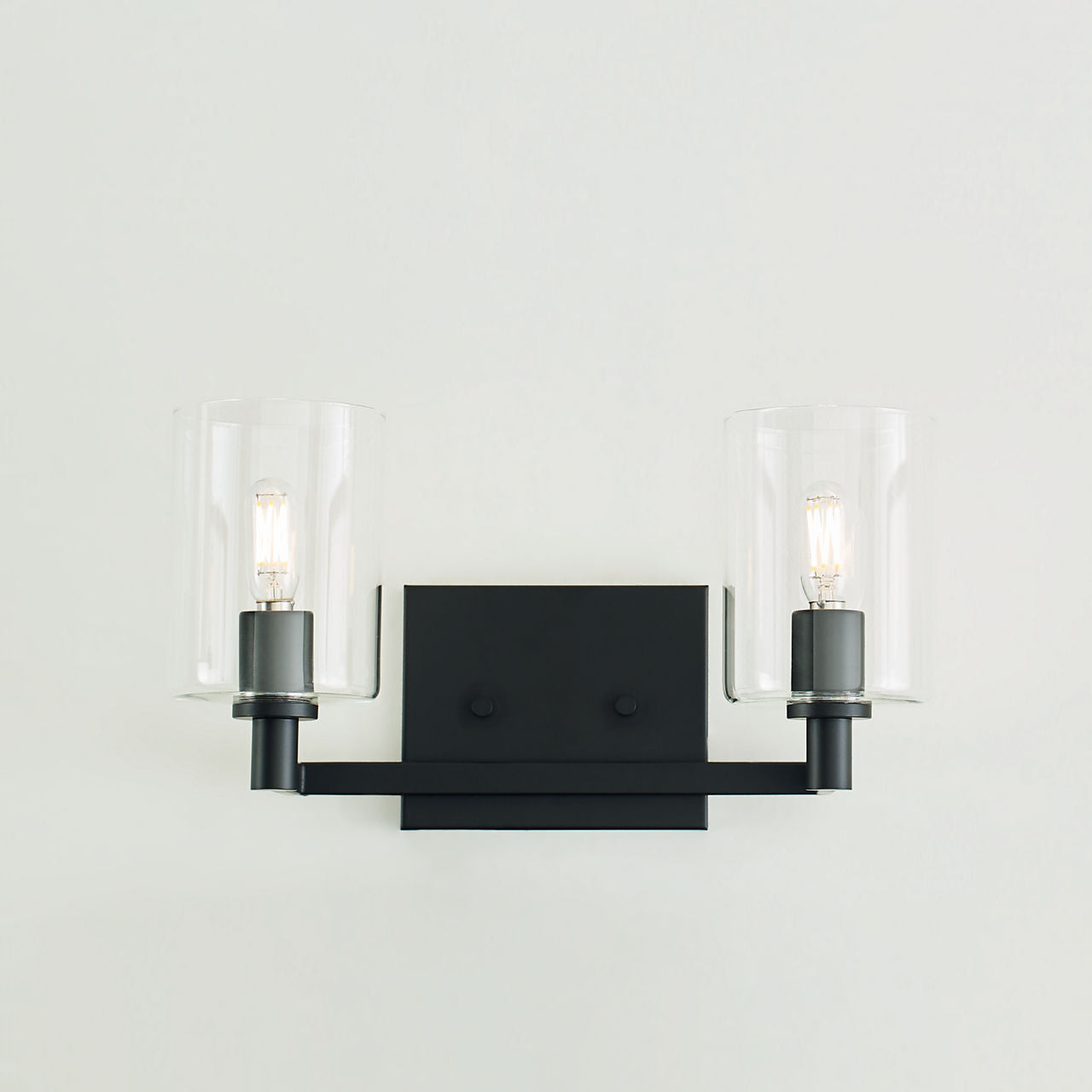 Fullton Two Light Wall / Bath Midnight Black