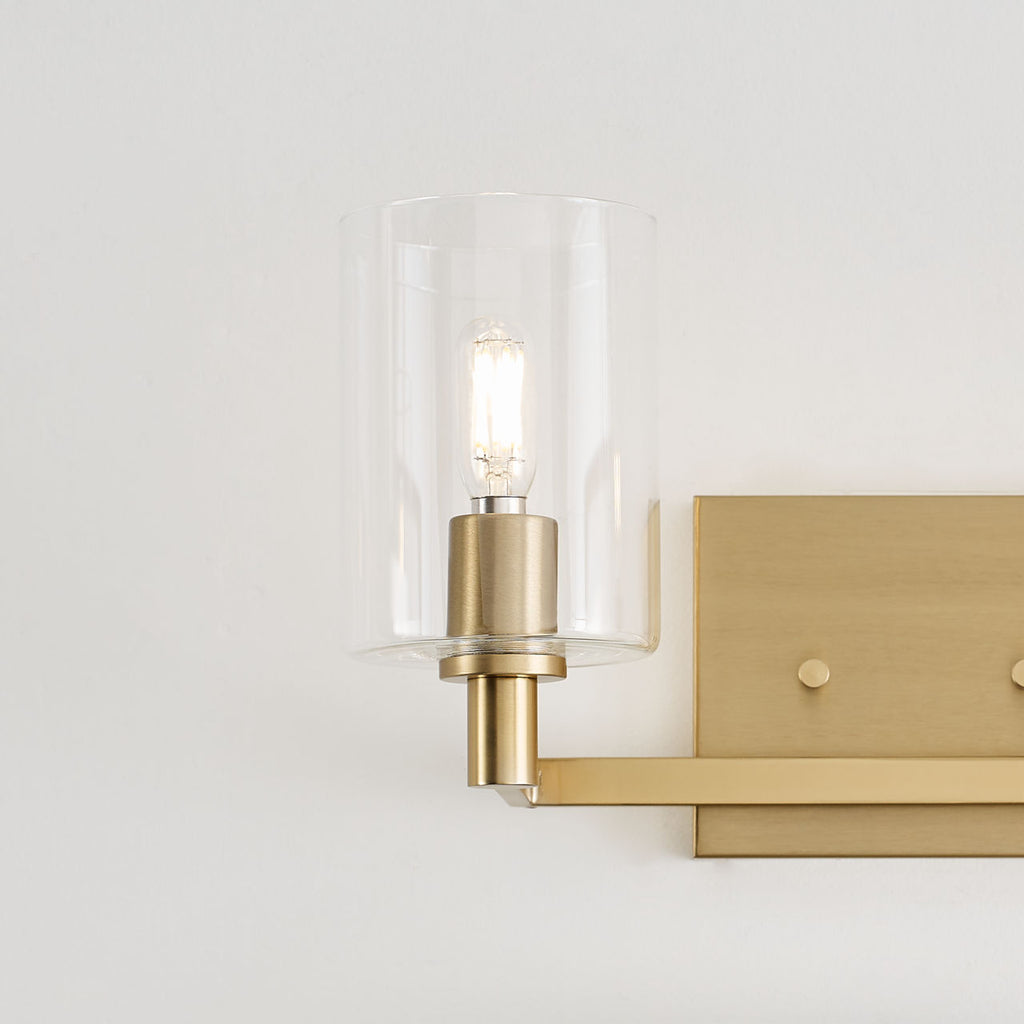 Fullton Two Light Wall / Bath Satin Brass