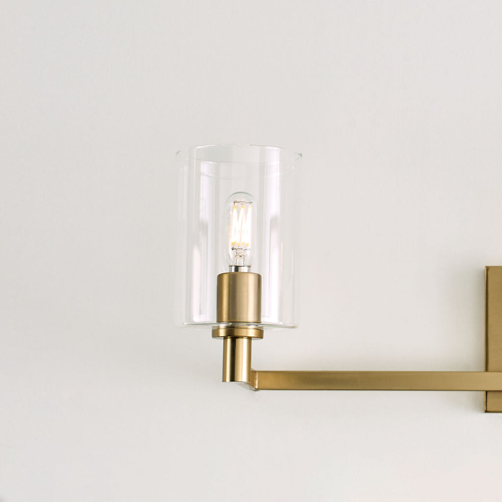 Fullton Three Light Wall / Bath Satin Brass