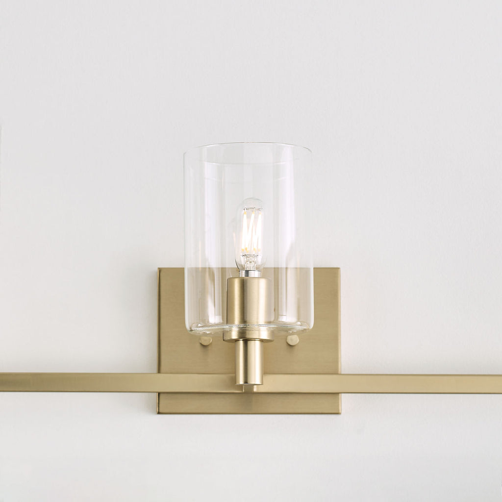 Fullton Three Light Wall / Bath Satin Brass