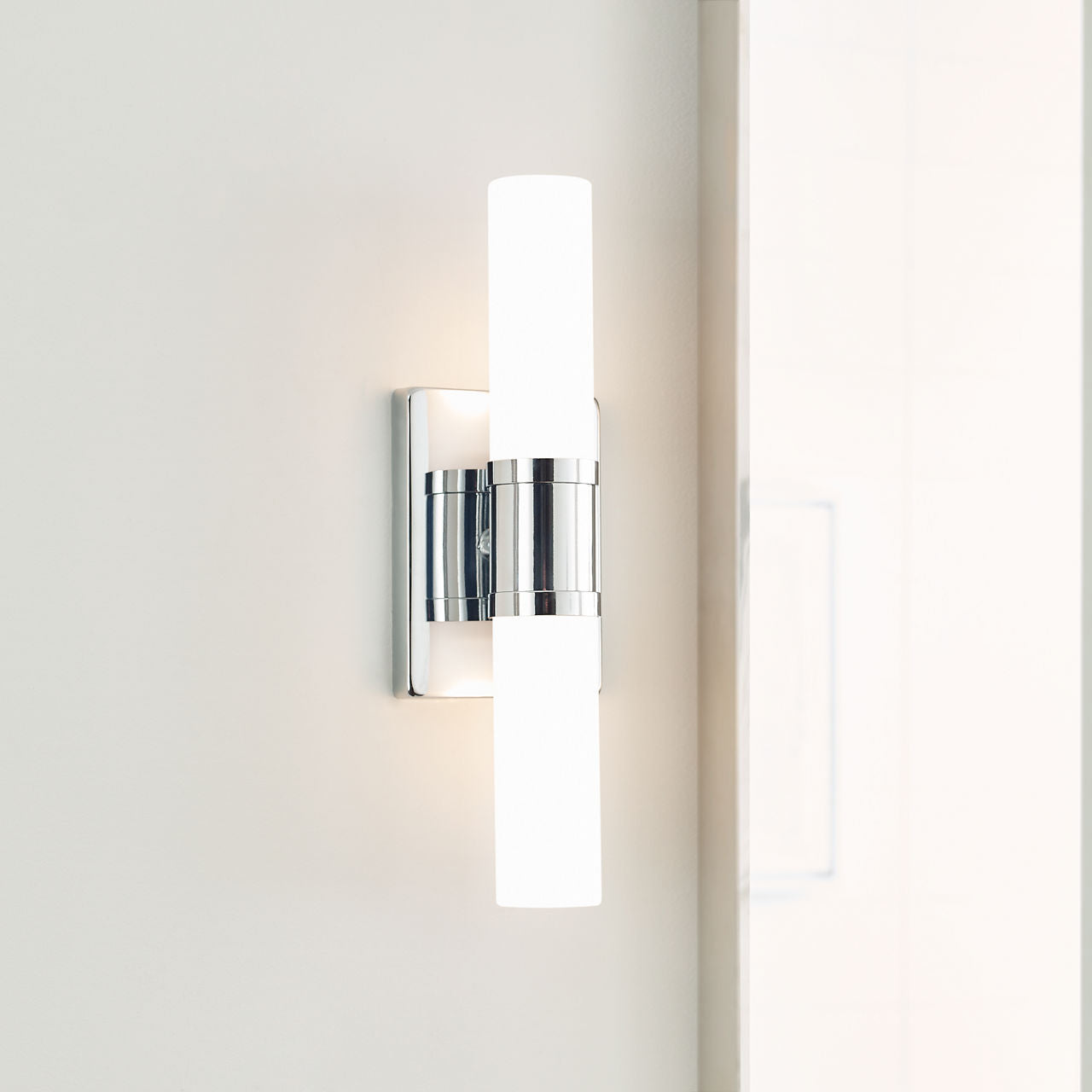 Keaton Small Two Light Wall / Bath Chrome