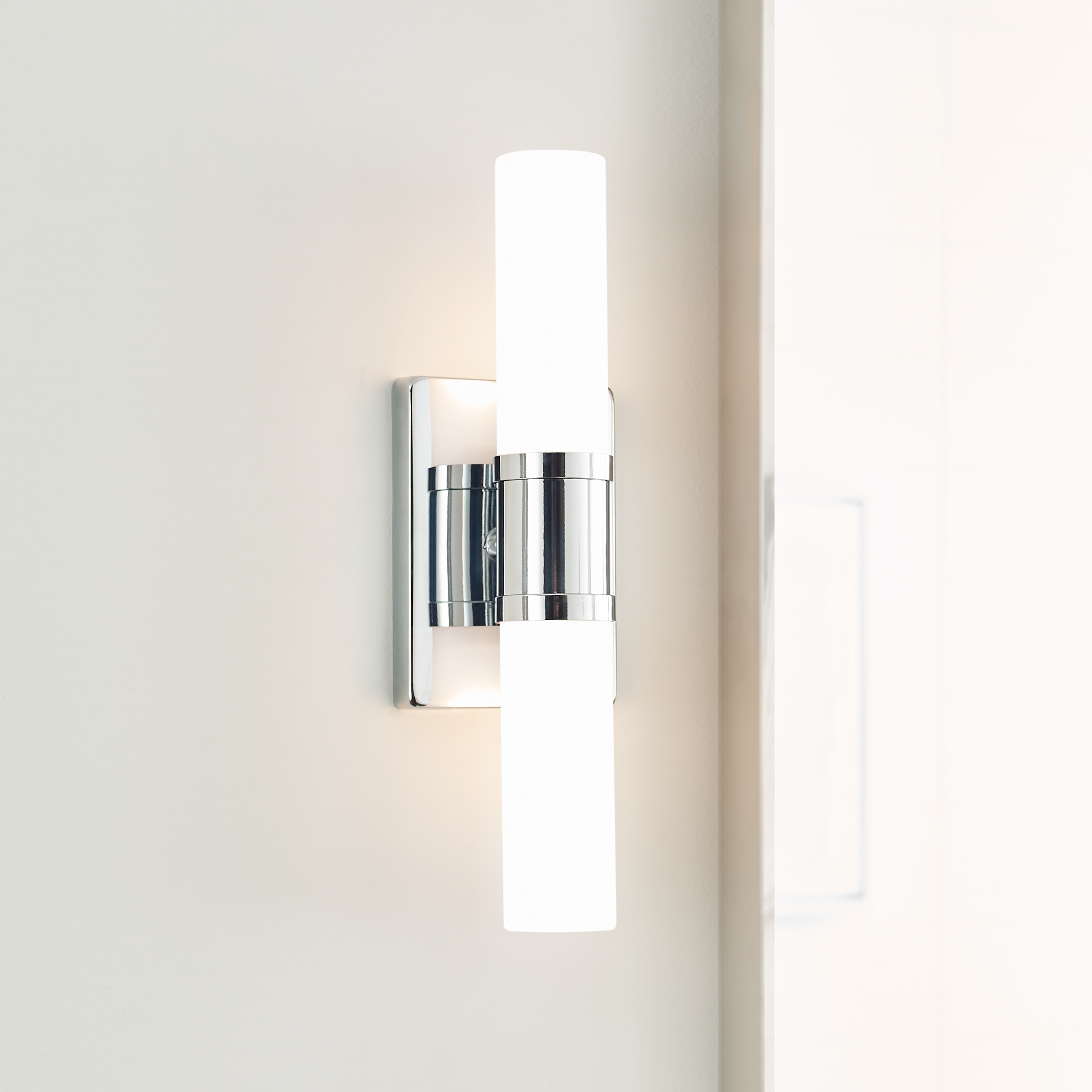 Keaton Small Two Light Wall / Bath Chrome