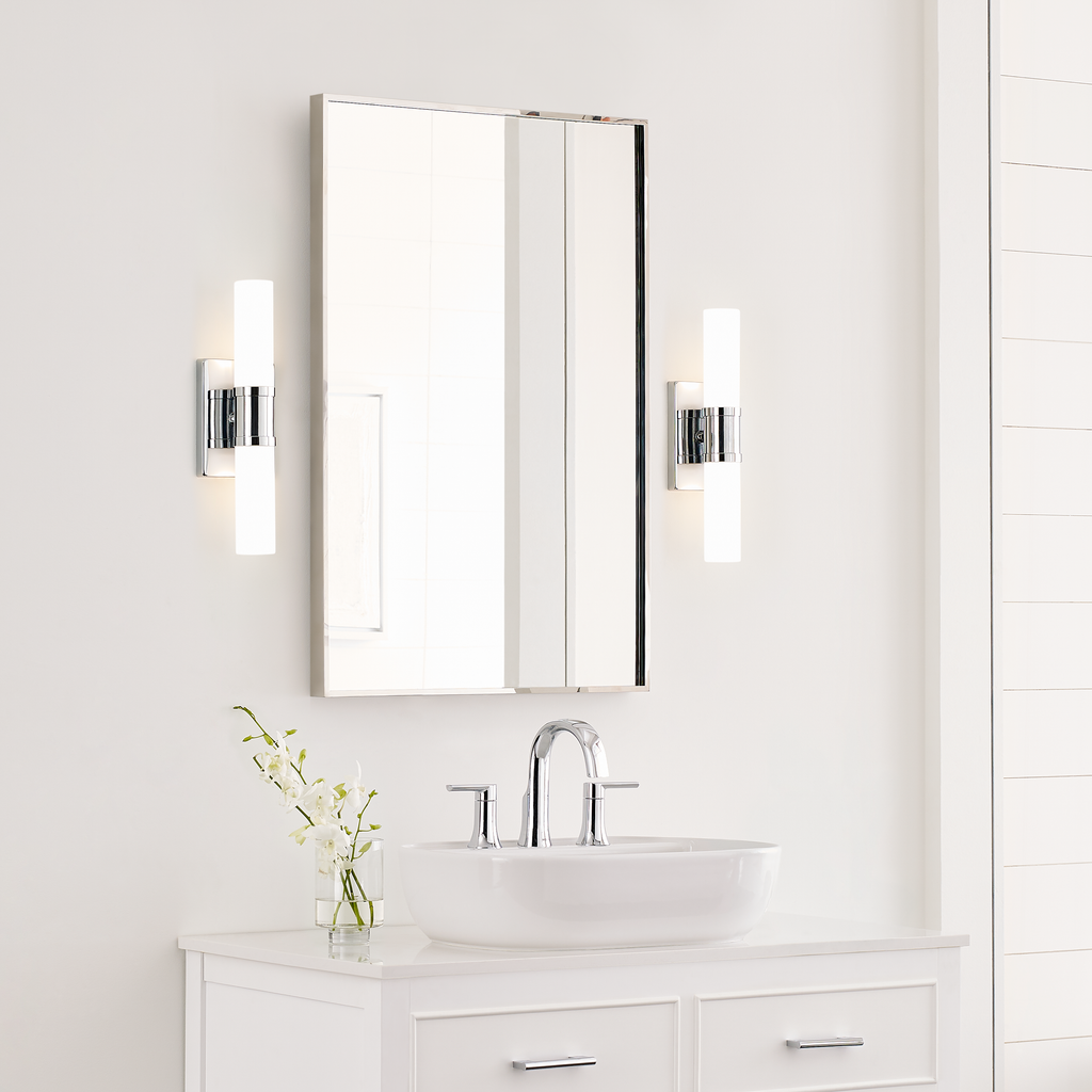 Keaton Small Two Light Wall / Bath Chrome