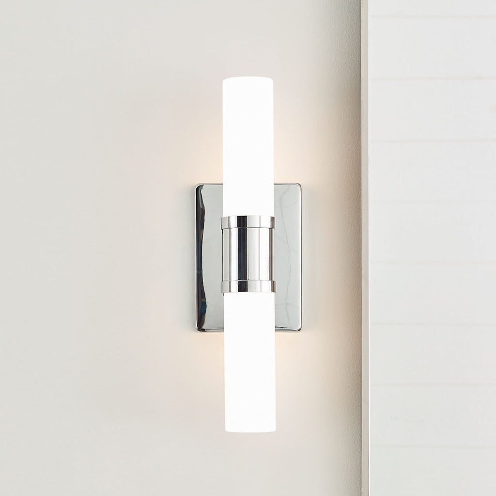 Keaton Small Two Light Wall / Bath Chrome
