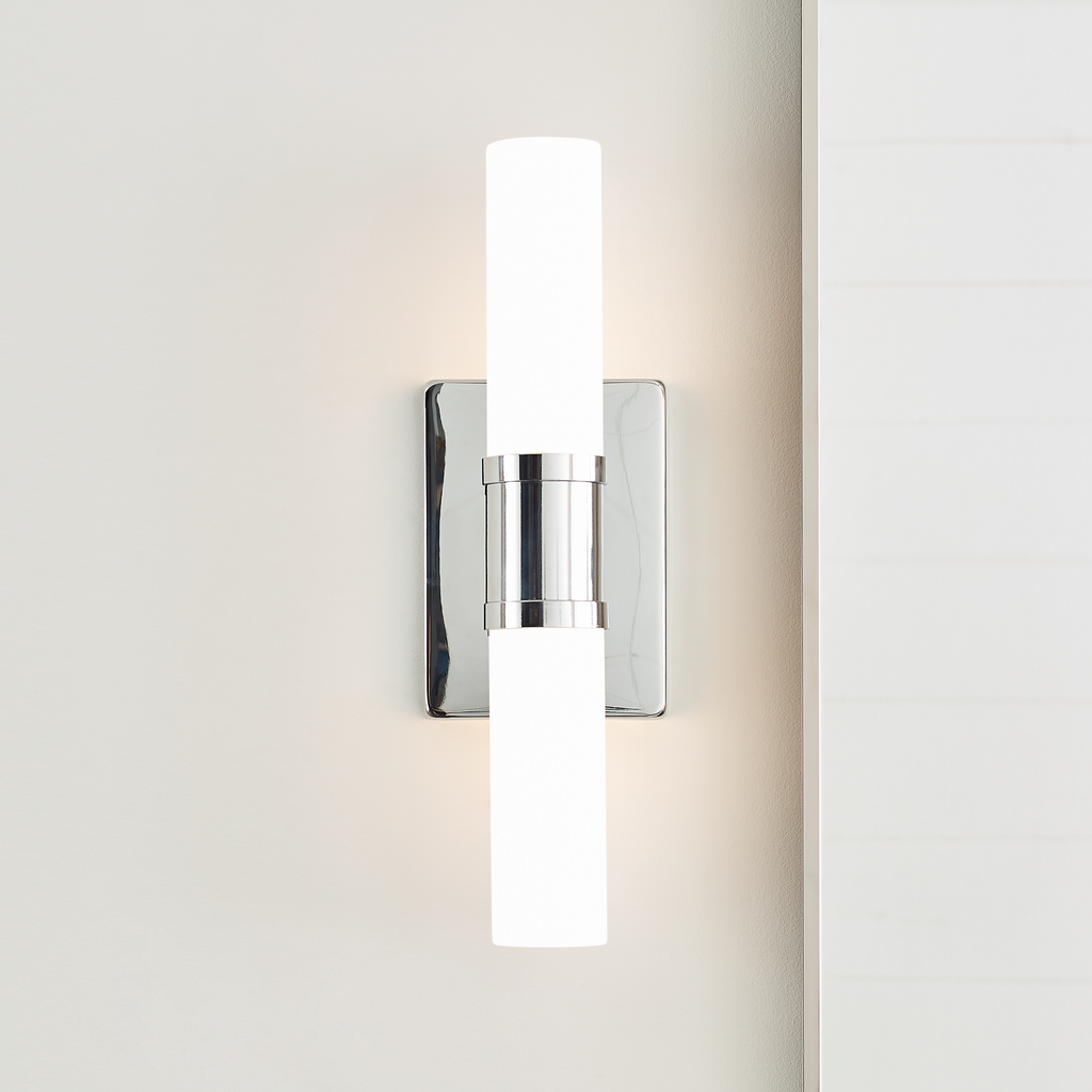 Keaton Small Two Light Wall / Bath Chrome